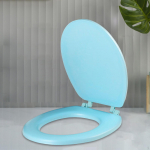 EVA WC-istmepadi kaanega Puhastage ja paigaldage h&otilde;lpsalt eemaldatavad tarvikud O Shaped Blue