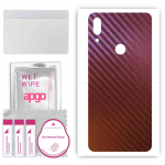 apgo skin sticker film foil vinyl for the BACK compatible with Huawei P Smart Z, scratch-resistant, easy to install - Carbon Chameleon CAKA5