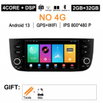 Android-autoradio Fiat Linea Punto evo 2012-2015 jaoks Autoraadio Multimeedia Bluetooth 6,2-tollise puuteekraaniga DVD-m&auml;ngija EI 2DIN 8163-2+64+MIC