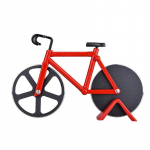 Jalgratta pitsal&otilde;ikuri ratas roostevabast terasest jalgratta pitsanuga viilutaja kleepumatu topeltl&otilde;ikeratas pitsal&otilde;ikuri k&ouml;&ouml;gividinad