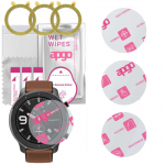 3x apgo Ultra-Clear Hybrid kaitseklaas, mis &uuml;hildub Amazfit GTR-iga (47 mm), paindlik nanoklaas, suurep&auml;rane asendus karastatud klaasile, kriimustusvastane