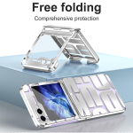 Samsung Galaxy Z Flip 5 5G Flip5 Zflip5 kokkupandava disainiga telefonitarvikute jaoks m&otilde;eldud samsung z flip 5 libisemiskindla kattega k&otilde;va&uuml;mbris for Samsung Z Flip 5
