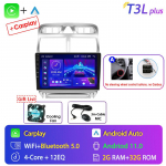 Autoraadio Peugeot 307 2002-2013 jaoks Android 2 DIN Autoraadio Navigatsioon Multimeedia Stereo Heli Tarvikud 2+32CP