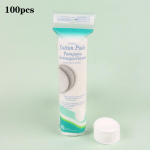 Vatipulgad Qtip Storage Box Akr&uuml;&uuml;list meigivahend Kosmeetilise meigi vatipadjakeste ehtekonteiner (T&uuml;hi kast)