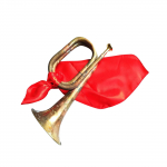 Skautlik trompet, vask- ja vaskpill, trompet, trompet, torupill, mis on m&otilde;eldud b&auml;ndi kavaleri lastele, lastele