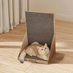 Cat Scratcher 20 inch L Shape Scratch Pad Furniture Protector Stable Cats Lounge Kitten valge