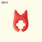 2 tk. lusikapotihoidja spaatlihoidja klamber, lusikahoidja, silikoonist potihoidja lusikahoidja, kuumakindel libisemisvastane silikoonist lusikahoidja 2pcs roheline