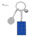 Metallist tennisev&auml;ljaku reketist v&otilde;tmehoidja kaasaskantav tsingisulamist v&otilde;tmehoidja hoidik DIY k&auml;ekoti ripats Seljakoti kaunistus lapsed t&auml;iskasvanud spordif&auml;nnid s&uuml;nnip&auml;evakingitus Sets