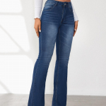 Vintage teksad naiste kevad uued elastsed Slim micro flare p&uuml;ksid p&uuml;ksid naised S sinine