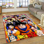 Anime 3D D-Dragon-Ball Jaapani multifilmi vaibavaip elutoa magamistoa sisekujunduseks, libisemiskindel p&otilde;randamatt diivani uksemati jaoks 120cm x 160cm