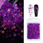 2g/ kott Hologram Mixed Holloway Pentacle k&uuml;&uuml;neglitter Flash PET helbekujuline s&auml;ra DIY geelk&uuml;&uuml;nte kaunistamiseks tarvikute jaoks