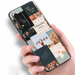 Piibel Jeesus Kristus Christian silikoonist telefoni&uuml;mbris Xiaomi Redmi Note 11 10 9 8 Pro 11T 10T 10S 9S 8T 9 9A 9C 9T must kaas Redmi 9