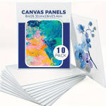 10 tk Maali l&otilde;uendi tahvlid Kunstniku l&otilde;uenditahvlid maalimiseks akr&uuml;&uuml;list valamine &otilde;liv&auml;rv kuiv ja m&auml;rg kunstikandja 20cm&times;25cm，10-Pack