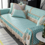 Euroopa Pitsist Diivanikate Žakaarmustriline Padi Peen Diivanir&auml;tik Luksuslik Paabulinnusule Muster Elutoa Dekor Kangas L-kujuline Libisemiskindel Neli Aastaaega Matt pillowcase 45cm