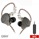 KZ ZSN Pro 3,5 mm juhtmega k&otilde;rvaklapid mikrofoniga 1DD+1BA h&uuml;briiddraiveri tehnoloogiaga k&otilde;rvasisesed Hifi-k&otilde;rvaklapid Metallist k&otilde;rvaklapid, m&uuml;ra v&auml;hendav peakomplekt. hall