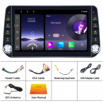 10,1-tolline Android 4-tuumaline / 8-tuumaline autoraadio multimeediam&auml;ngija topeltnupuga GPS-navigatsioon 4-core 2+32CP