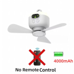 2024 Uus USB-ga laetav laeventilaator suure tuulega, eemaldatavate labadega, &ouml;&ouml;lambi valgustus, 8000 mAh mahutavus, majapidamis- ja v&auml;listingimuste ventilaator 8000mAh