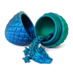 &Uuml;llatus Rose Dragon Egg Liigendav kalliskivist draakoni m&auml;nguasi &ndash; 3D-prinditud liigendliigesed lastele ja t&auml;iskasvanutele One Size
