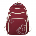 Suure mahutavusega koolikott P&otilde;hikooli &otilde;pilase seljakott Kolledži stiilis paari seljakott punane