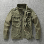 Meeste jakk Meeste teksa Retro Cargo jakid V&auml;litingimustes Mitme taskuga Pealsed V&auml;ljas Vabaaja Mood Matkamise mantlid &Uuml;htne L black