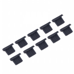 10 tk Universaalne Mikro-USB Tolmukork Laadimispesa Kate Naiste Pesa Liides must