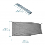 Auto varikatus k&uuml;lgsein varjualune varju telkimine katusetelk veekindel UV kaasaskantav autotelk pakiruum katuse peal p&auml;ike vihm varikatus piknik