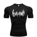 2024 Milk Silk Fitness T-s&auml;rk Meeste Muscle Gym Compression Spordir&otilde;ivad Kiiresti kuivav hingav spordis&auml;rg S