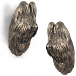 Briard, Berger de Brie - Dog statue, hanging bust, unique decoration for dog lover by Art-Dog brand