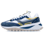 Li Ning Fangyuan Evo Mugav kangas S&uuml;nteetiline nahk Suede L&ouml;&ouml;gisummutus Libisemiskindel Kulumiskindel Madala l&otilde;ikega Jooksujalatsid Meeste toss AGCR227-3 43