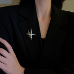 Simple Personality Star High-End Sense pross Armas trendikas disain Korsage moodne n&ouml;&ouml;pn&otilde;el &otilde;htuse banketi &uuml;likonna embleemi jaoks OneSize