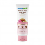 Mamaearth Multani Mitti n&auml;opesuvahend Multani Mitti & Bulgaaria roosiga &otilde;lide ja akne kontrollimiseks - 100 ml | Sobib k&otilde;ikidele nahat&uuml;&uuml;pidele | Niisutav & &Otilde;rn
