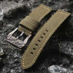 Klassikaline k&auml;sitsi valmistatud l&otilde;uendist lamineeritud nahast kellarihm 20 22 24 26 mm pronksist kellarihm, vastupidavas stiilis, meeste vana k&auml;ev&otilde;ru pronkspandlaga 24mm