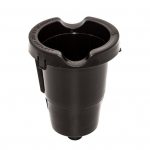 Toidukvaliteediga hoidiku osa, kergesti paigaldatav, lihtne paigaldamine, laialdaselt &uuml;hilduv kohvikapslihoidja koos v&auml;ljastusn&otilde;elaga must