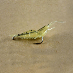 1 tk Pehmed krevetid konksuga 1,3 G4 cm Pehme usskrevettide imitatsioon Road Runner Bait Fake Bait Bionic Fishing Lure Warbler Bait Soft B