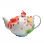 400 ml emailiga v&auml;rviline keraamika teekann pulmatee komplekt Home Beauty Tea Infuser Traditsioonilised keraamilised teetarvikud