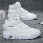 S&uuml;gis Uued Meeste Kingad Mood Platvorm Spordi Vabaajajalatsid Noorte K&otilde;rge S&auml;&auml;rega Lauakingad Meeste Valged Kingad Trendikad Kingad 43