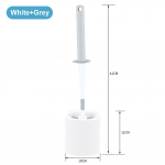 Silikoonist WC-puhastusvahend Harjaga Seinale paigaldatav wc-tualett Vannitoa tarvikud