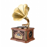 Maillard Style Retro Mini Fonograaf Retro Bluetooth-k&otilde;lar, M&ouml;&ouml;blikaunistus Populaarne suure v&otilde;imsusega k&otilde;lar