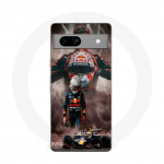 Coque Maniacase pour Google Pixel 7a verstappen &eacute;clair Formule 1 Casque F1