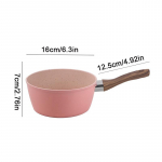 Mittenakkuv lamedap&otilde;hjaline pann mini-praetud munapann nisu riisikivipott induktsioonpliit gaasipliit Universaalne beebitoidupott A3