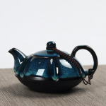 Infuser teekann teele tassis Tianmu glasuuriga &uuml;he poti samovar teekannud Kung Fu teekomplekti kaanekauss &uuml;htlane ahju majapidamiskeraamika