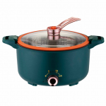 3-liitrine elektriline riisipliit, multifunktsionaalne pann, nakkumatu keedun&otilde;u k&ouml;&ouml;gisupi jaoks, multikeetja, kodumasinad 3L roheline