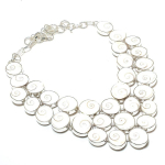 Shiva Shell Gemstone Handmade 925 Sterling Silver Jewelry Necklace 18 e4y22