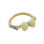 Lemmiklooma kaelarihm pilkup&uuml;&uuml;dev reguleeritav kikilips, pol&uuml;ester armas keskmise suurusega koera kaelarihm v&auml;ikestele koertele sinine