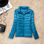 Naiste s&uuml;gistalvine &uuml;hev&auml;rviline krae T&auml;isvarrukas t&otilde;mblukk &Otilde;huke valge pardi sulejope mantel M