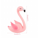 Flamingo Cake Decoration Pink Flamingo Resin Statue DIY Cake Toppers for Birthday Flamingo Party decor Bridal Wedding Ornament