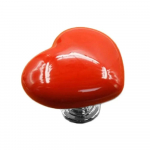4tk S&uuml;damekujuline WC-press Creative Love V&auml;rviline WC-nupuga k&uuml;&uuml;nekaitse Veevajutusega loputusnupuga vannitoatarbed red-2pcs