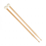 2x Percussion Sticks Felt Head Timpani Sticks, Multipurpose Drum Mallet with for stage,