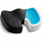 Geelpadi libisemisvastane geel ja m&auml;luvaht Coccyx-padi kontoritoolipadi autopadi istuv artefakt 45x35cm