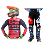motokrossi k&auml;igukomplekt lastele 4 5 6 7 8 9 10 11 12 13 aastat Noor laps Mootorrattapoiss t&uuml;druk Jersey Pant Kits v&otilde;istluskost&uuml;&uuml;m Off-road Enduro MX MTB M-22